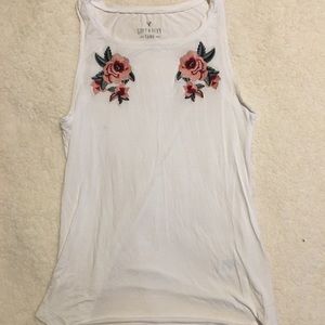 White American Eagle tank top